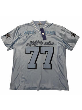 Aelfric Eden 77 Mesh Football Jersey Light Blue Size L
